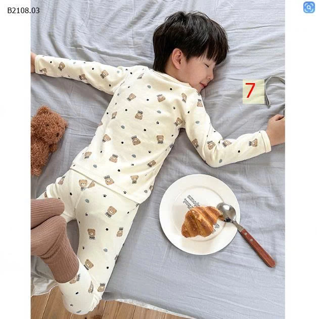 BỘ MẶC NHÀ DÀI TAY HÃNG AMBBKID- Sỉ giá sz 80-150 : 128k/1b sz 160: 148k/1b 