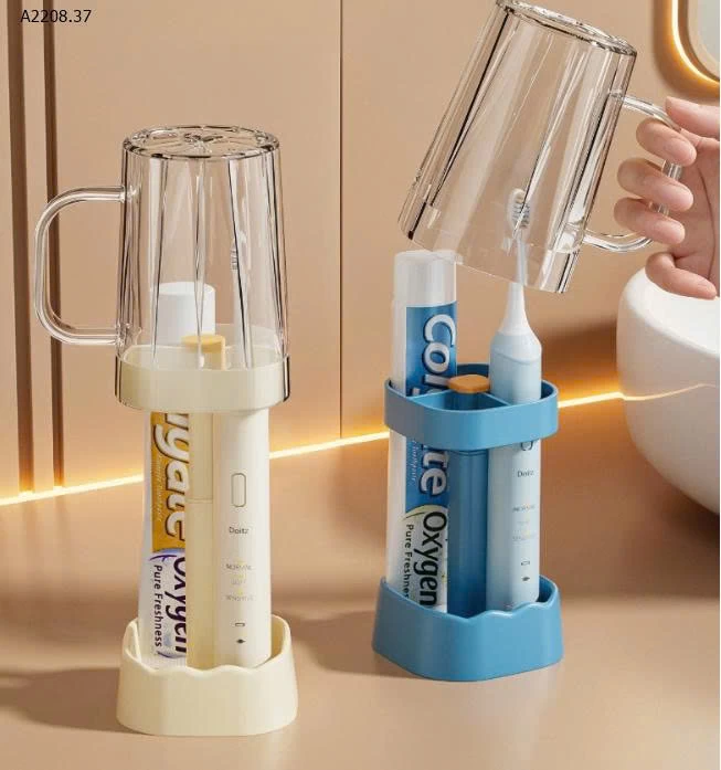 ỐNG ĐỰNG BÀN CHẢI KÈM CỐC ĐÁNH RĂNG - sỉ 52k