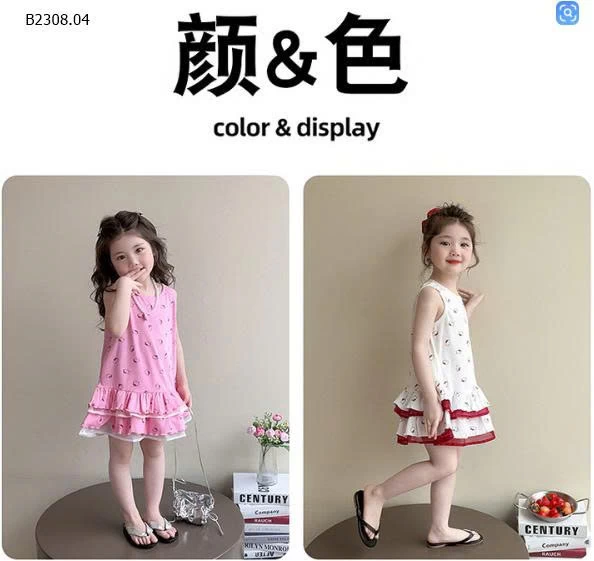VÁY SÁT NÁCH HELLO KITTY  CHO BÉ GÁI-Sỉ 175k