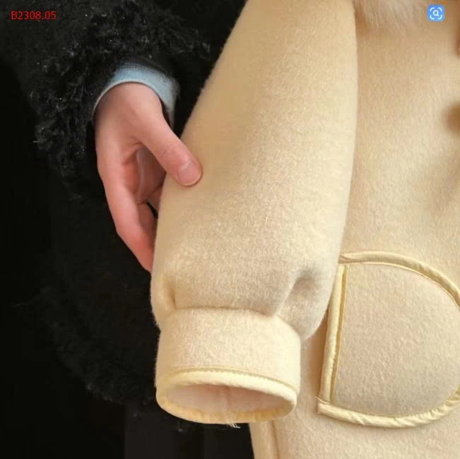 ÁO KHOÁC DẠ MŨ LÔNG CHO Bé-Giá sỉ 280k