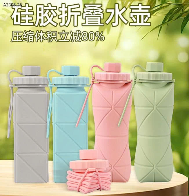 BÌNH NƯỚC GẤP GỌN  - sỉ 65k