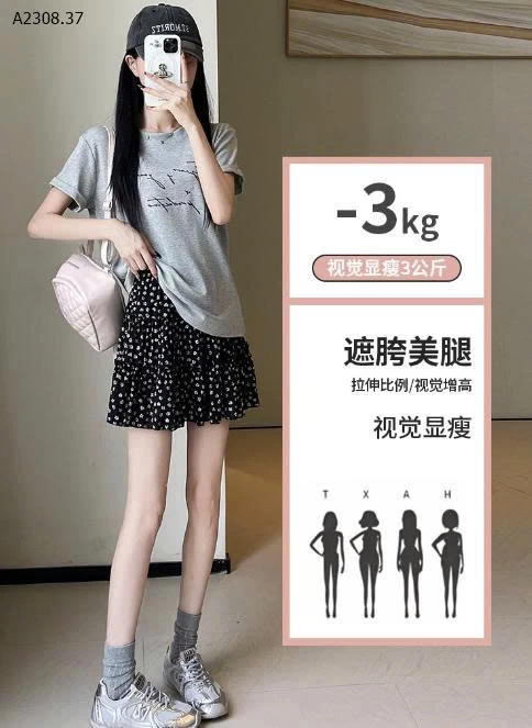 CHÂN VÁY HOA NHÍ - sỉ 95k