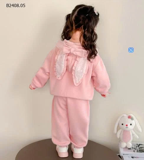 GOM BỘ NỈ THỎ HỒNG -Giá sỉ 269k