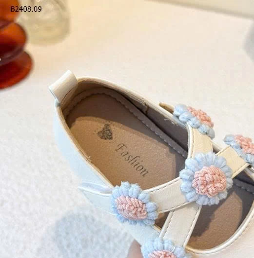 GIÀY BÚP BÊ QUAI CHÉO GẮN HOA-Giá sỉ 215k