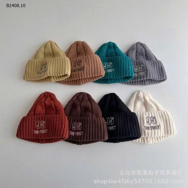 MŨ LEN CHÚ TIỂU SỐ 95-Giá sỉ 74k