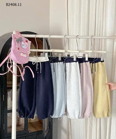 QUẦN RÚT GẤU PHỐI CẠP BG-Giá sỉ 157k