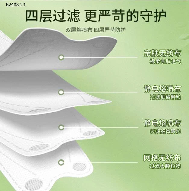 PACK 100C KHẨU TRANG MORANDI KN95 CAO CẤP NỘI ĐỊA TRUNG -Sỉ 72k/1 set 100 chiếc