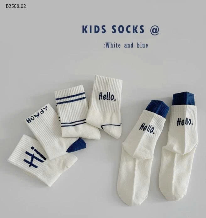 SET 5 ĐÔI TẤT CHO BÉ-Giá sỉ 76k/set 