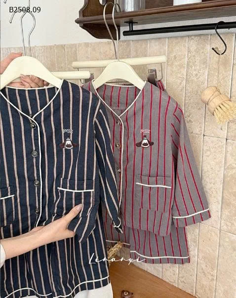 SET PIJAMA KẺ SỌC CHO BÉ-Giá sỉ  202k.