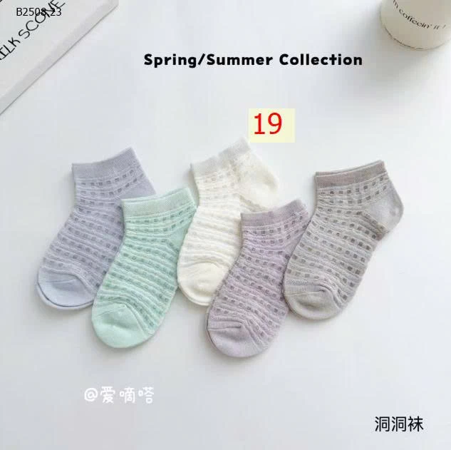 Set 10 đôi tất cho bé trai và bé gái CUTE-72k