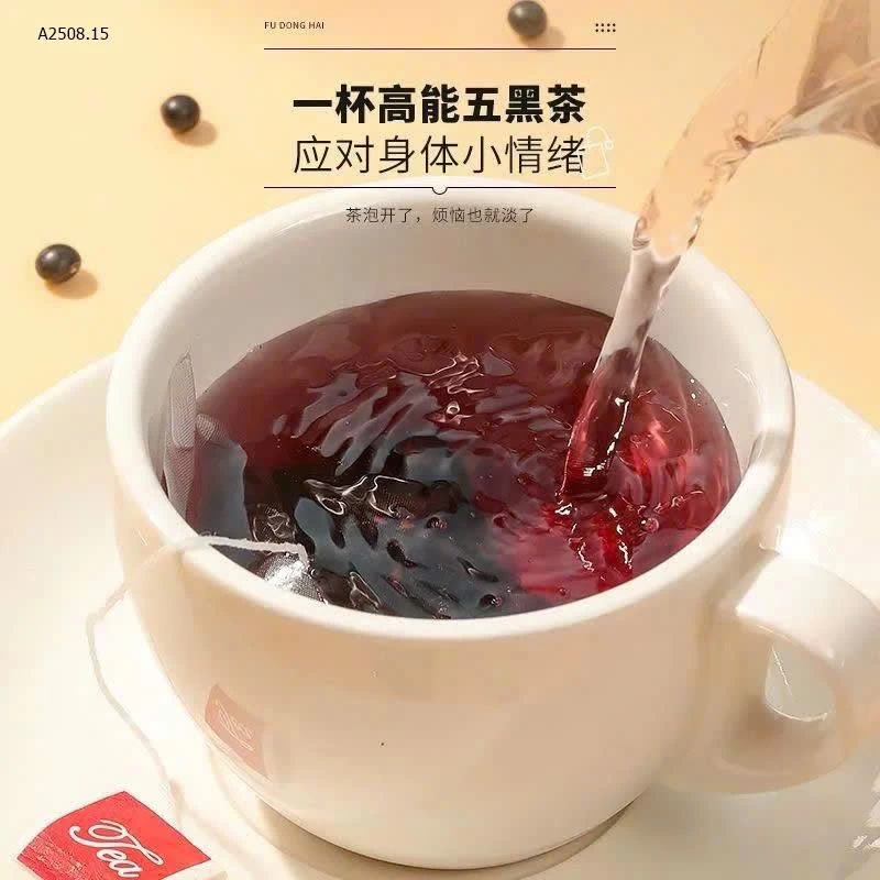 TRÀ NGŨ HĂC - TRÀ NGŨ VỊ ĐEN - sỉ 153k/set 100 gói