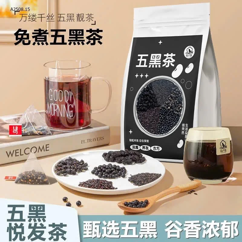 TRÀ NGŨ HĂC - TRÀ NGŨ VỊ ĐEN - sỉ 153k/set 100 gói