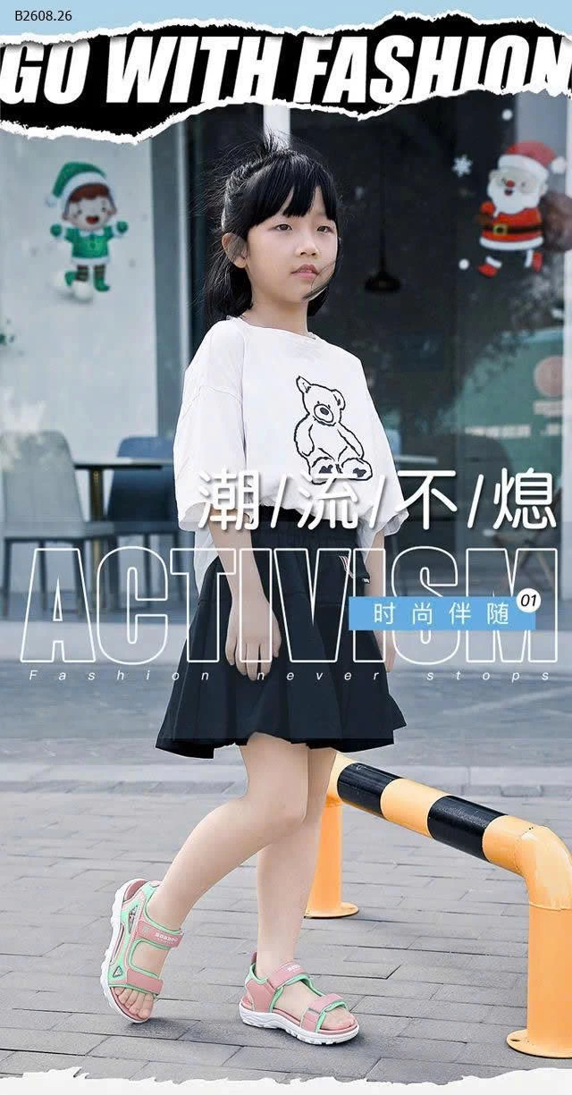 SANDAL BOBDOG CHO BÉ GÁI-Giá sỉ 150k