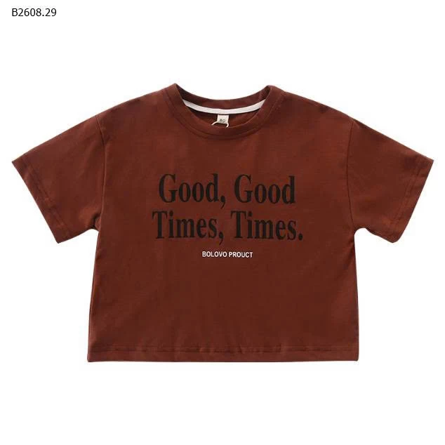 ÁO PHỐI CHỮ CHO BÉ -Giá sỉ 80k