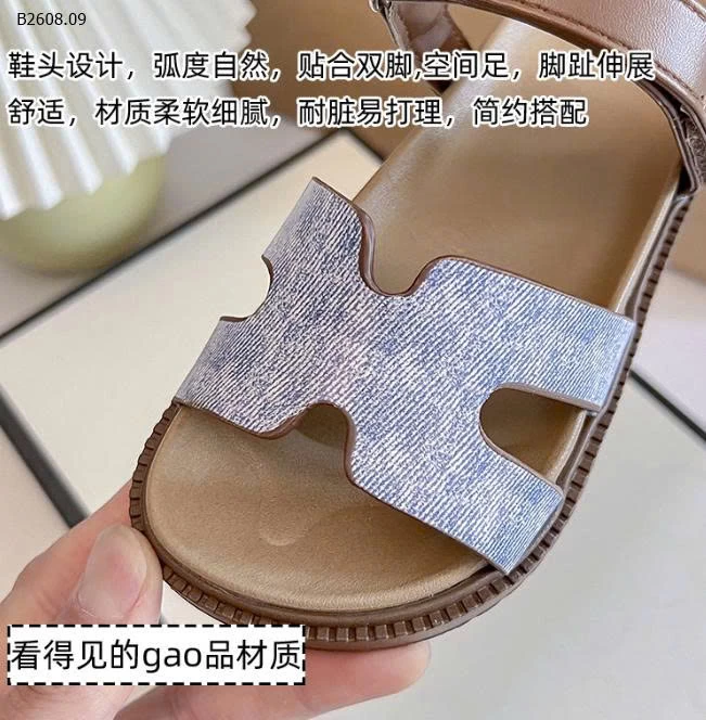 DÉP SANDAL CHỮ H CHO BÉ-Giá sỉ 132k