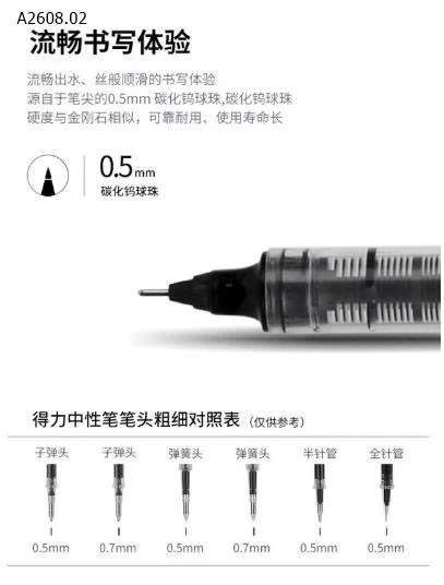 BÚT KIM NƯỚC HÃNG DELI - sỉ 82k