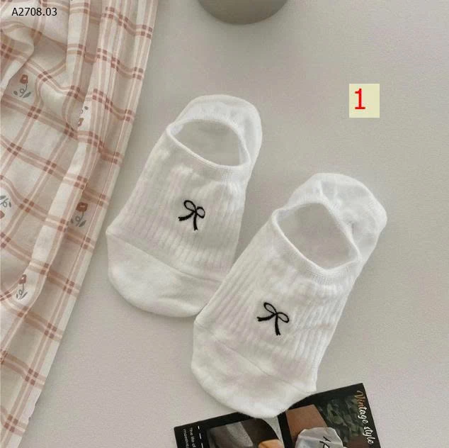 SET 10 ĐÔI TẤT CỔ NGẮN- Giá sỉ giá 52k/set 10đ mix