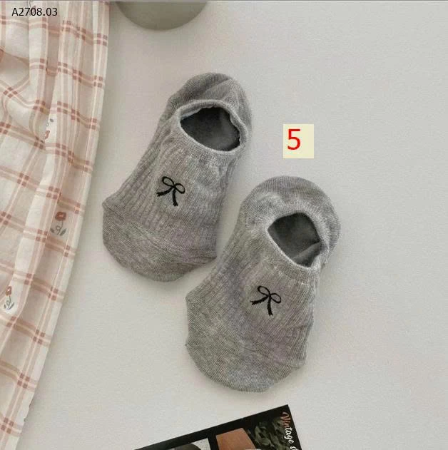 SET 10 ĐÔI TẤT CỔ NGẮN- Giá sỉ giá 52k/set 10đ mix