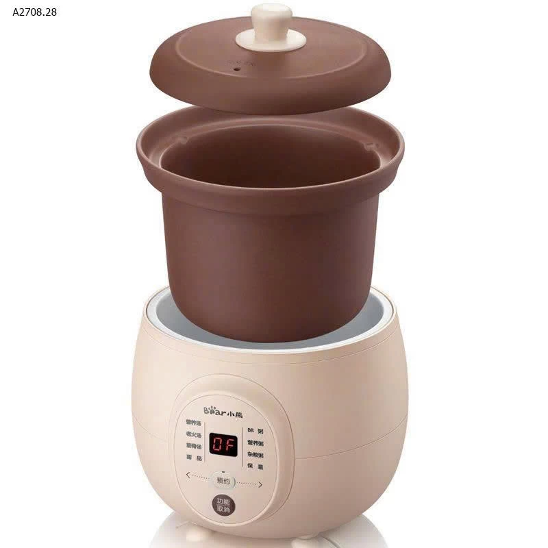 NỒI NẤU CHẬM BEAR THẾ HỆ MỚI - LÕI TỬ SA - sỉ 555k