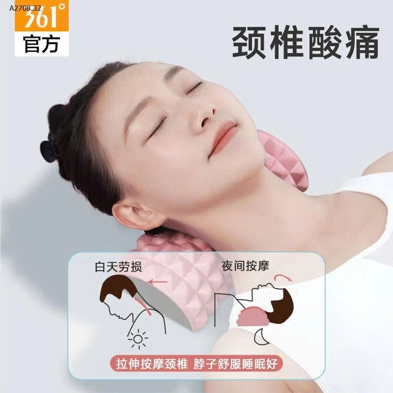 GỐI MASSAGE CỔ 361° – ĐÁNH BAY MỎI GÁY CHỈ TRONG 10 PHÚT- Giá sỉ 115k