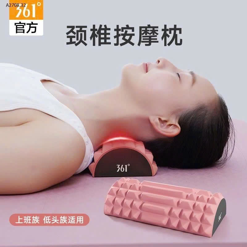 GỐI MASSAGE CỔ 361° – ĐÁNH BAY MỎI GÁY CHỈ TRONG 10 PHÚT- Giá sỉ 115k