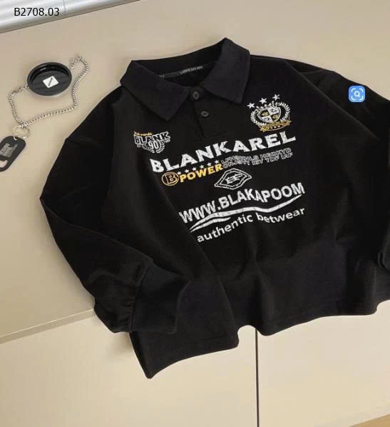 ÁO POLO DÀI TAY HỌA TIẾT BT-Giá sỉ  sz 100-140: 160k  sz 150: 172k  sz 160: 190k