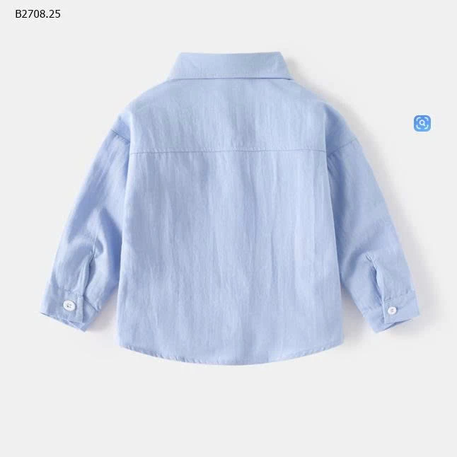 ÁO SƠ MI DÀI TAY WAPPY CHO BÉ TRAI- sỉ 105k