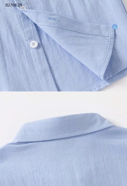 ÁO SƠ MI DÀI TAY WAPPY CHO BÉ TRAI- sỉ 105k