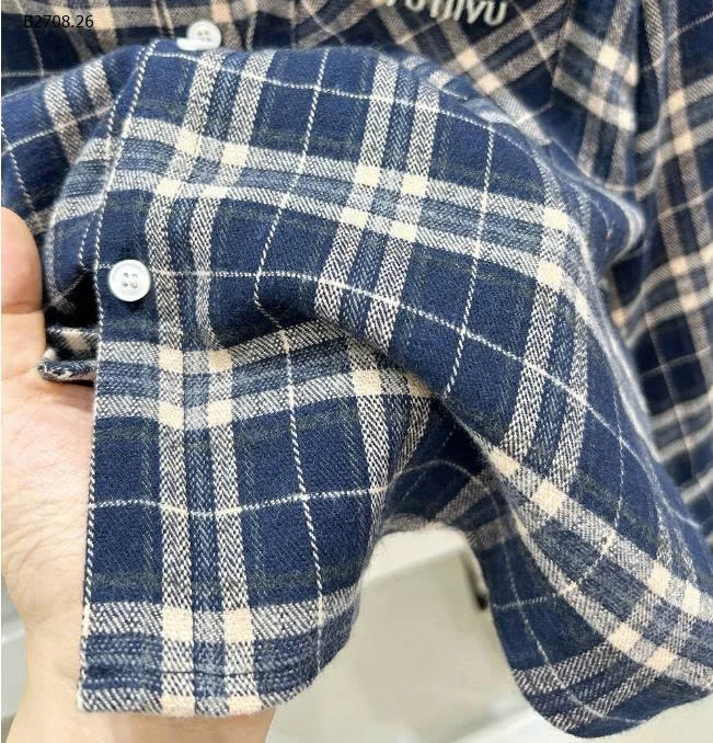 ÁO SƠ MI KẺ CARO KACADY-Giá sỉ 130k