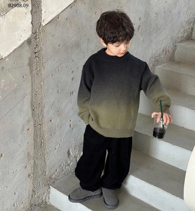 Áo len cashmere dày dặn phối màu  nhà  AMBBKIDS-Giá sỉ  sz 90-150: 158k  sz 160: 173k 