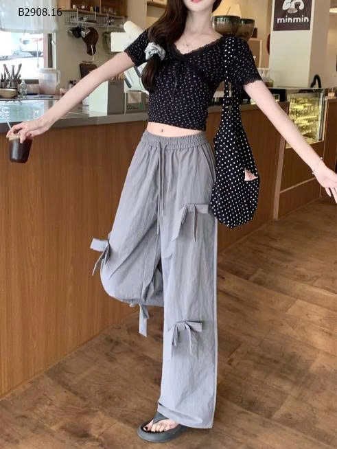 QUẦN SUÔNG PHỐI NƠ BG size đại -Giá sỉ 140k