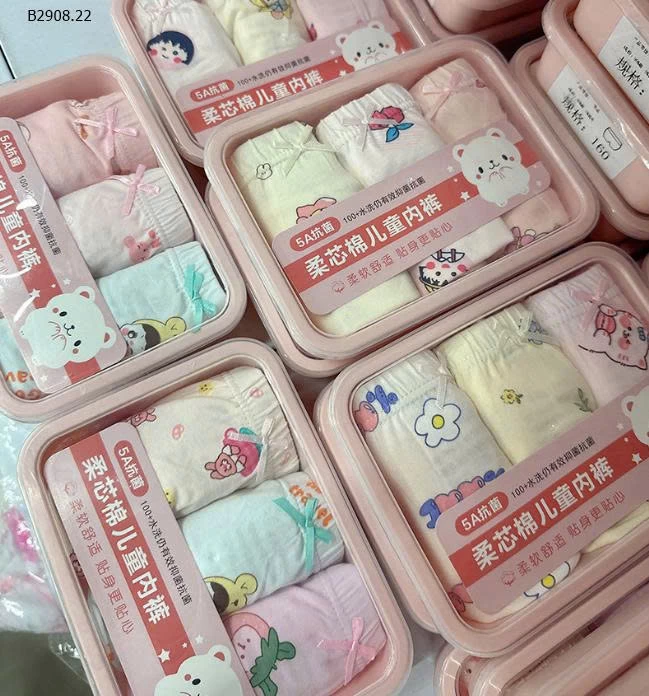 SET 4 QUẦN CHIP ĐÙI CHO BÉ-Giá sỉ 97k/set 4c