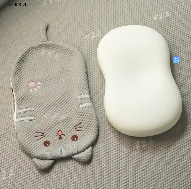  Gối hình bụng mèo (vỏ gối + mút hoạt tính)-Giá sỉ 130k