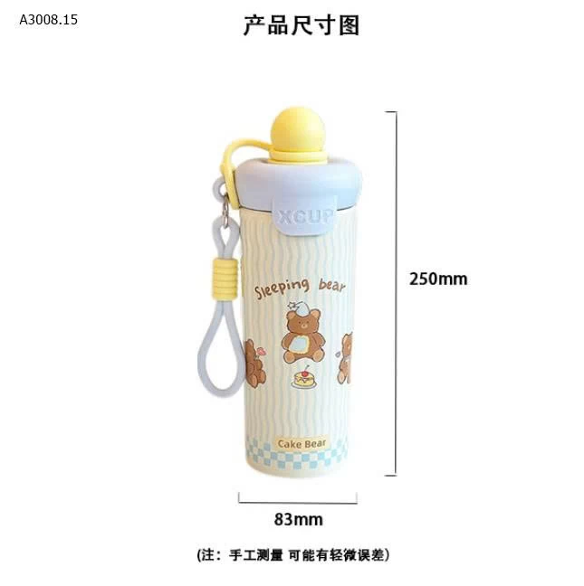 Cốc giữ nhiệt 600ml, bình đựng nước giữ nhiệt 6-12 giờ-Giá sỉ 79k 