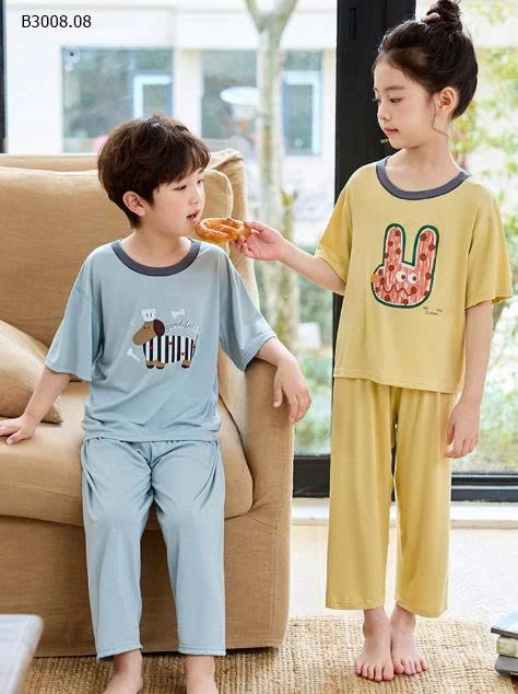 BỘ KID CHẤT TENCEL NTN8-Giá sỉ sz 100-140  :  98k sz 150-180 :   119k