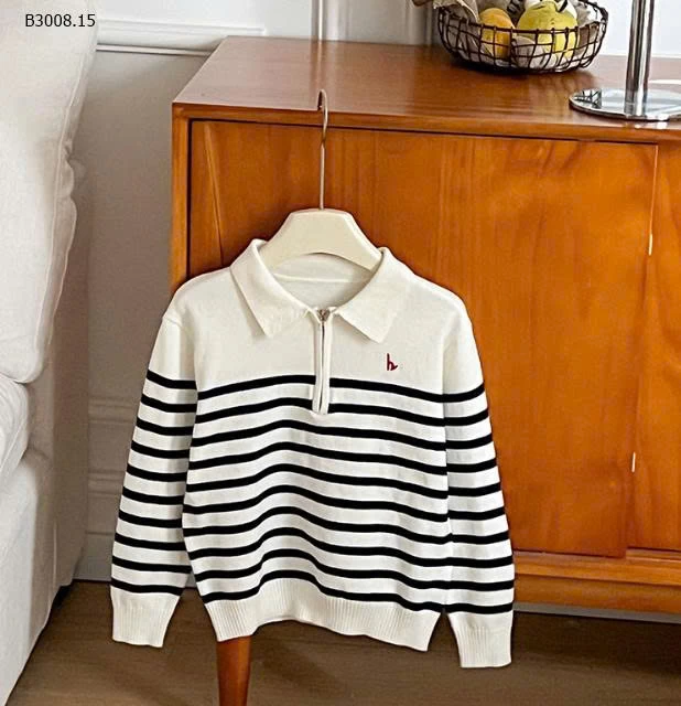 ÁO POLO LEN KẺ BG HÃNG AMBB-Giá sỉ sz 90-150: 166k  sz 160: 179k 