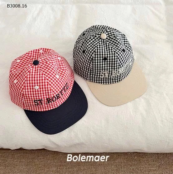 MŨ LƯỠI TRAI KẺ CARO-Giá sỉ 95k 