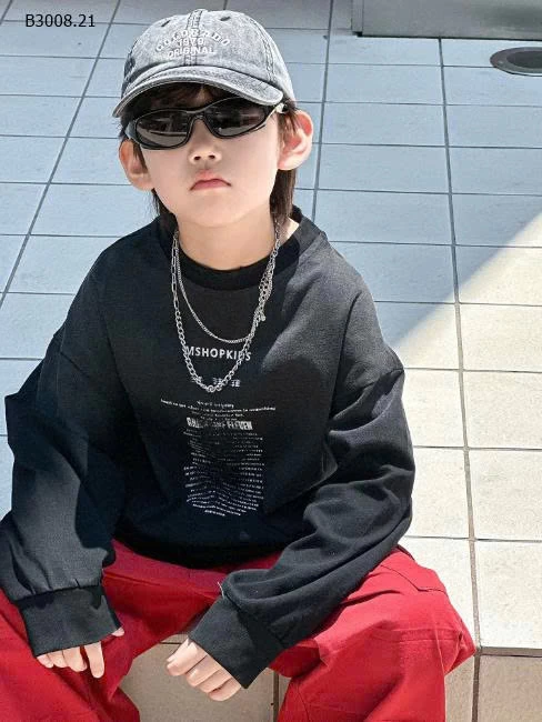 ÁO NỈ HỌA TIẾT CHỮ BT-Giá sỉ 165k