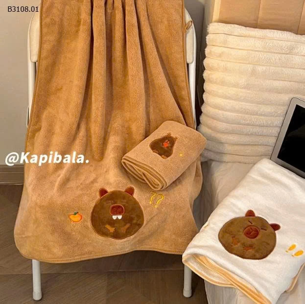 SET 2 KHĂN CAPYBARA-Giá sỉ 80k