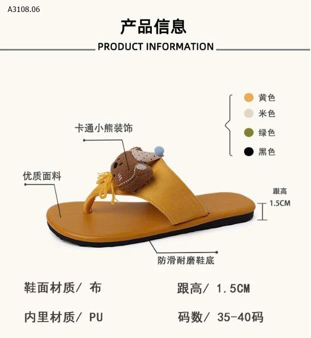 DÉP XỎ NGÓN CUTE CHO NỮ- sỉ 162k