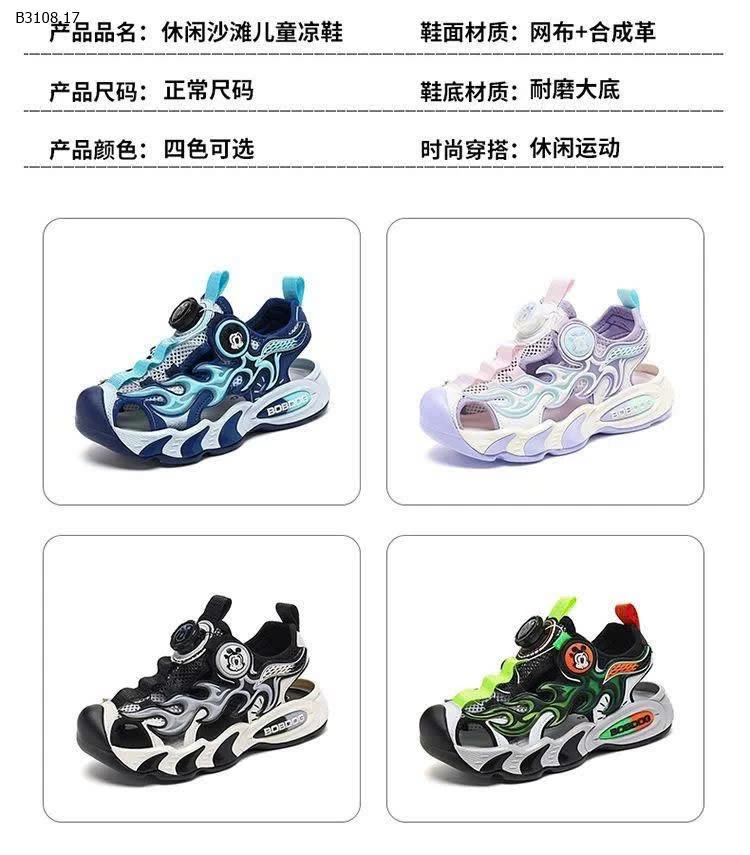 SANDAL HOẠ TIẾT LỬA CHO BÉ BOBDOG-Giá sỉ 315k