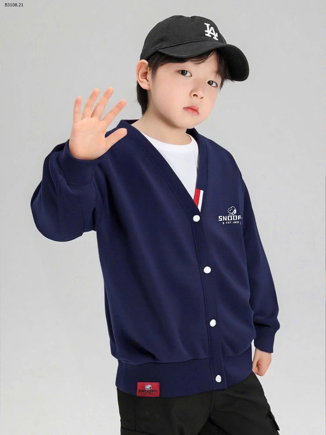 ÁO CARDIGAN SNOOPY CHO BÉ TRAI -Giá sỉ 140k