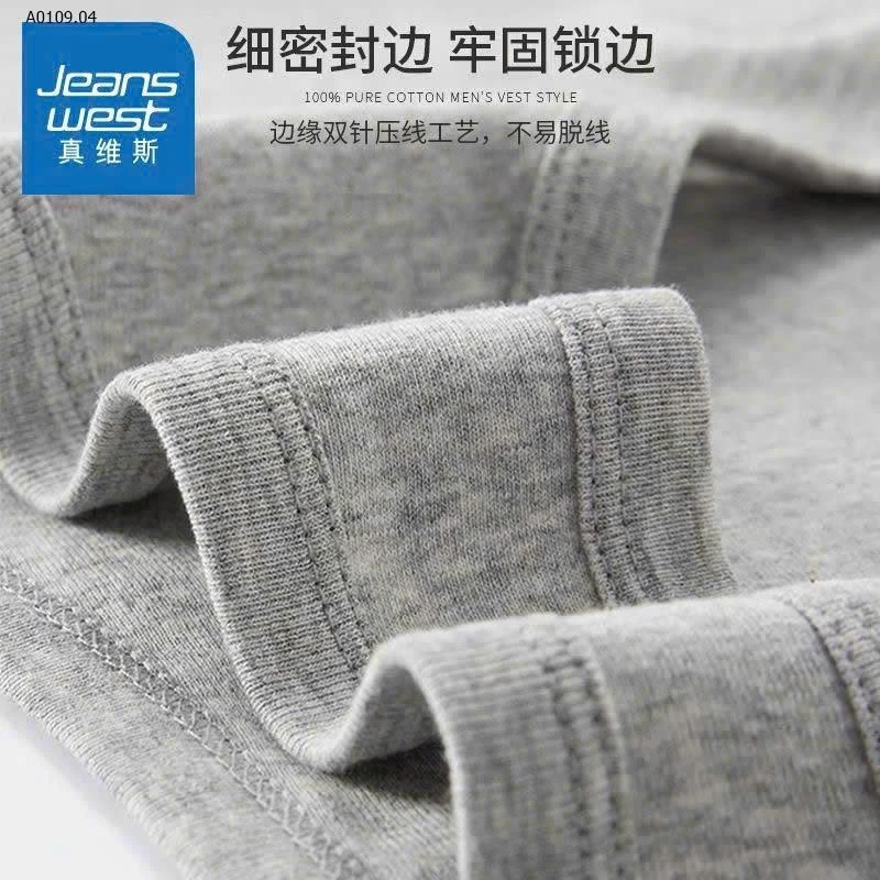 sét 3 áo  ba lỗ nam chuẩn hãng Jeans west - sỉ 180k/set 3c như hình
