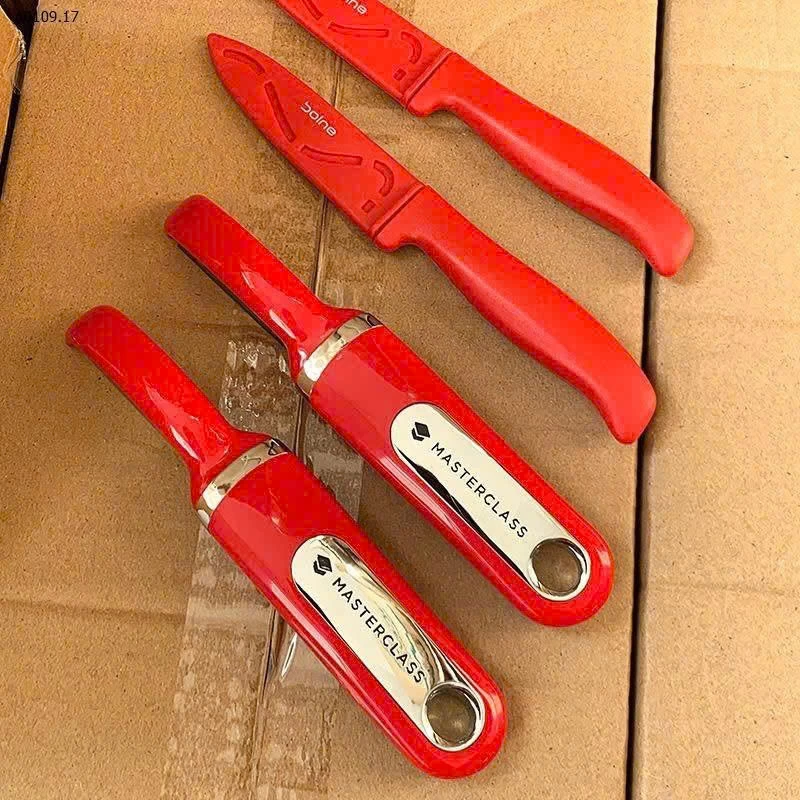 Combo 1 nạo + 1 dao đỏ chót hãng Masterclass   - Giá sỉ 85k
