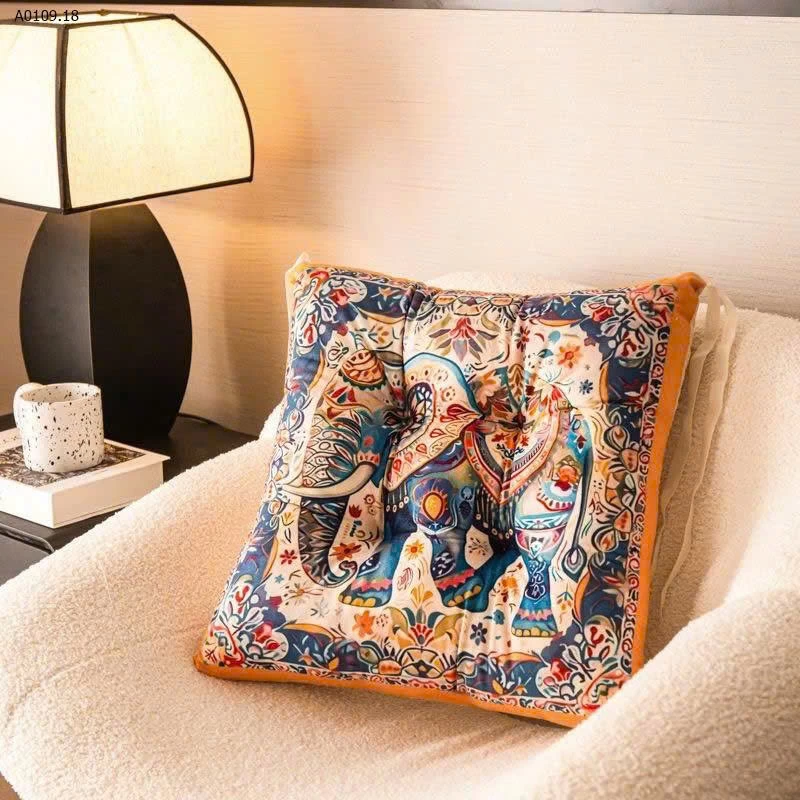 Gối tựa họa tiết Boho siêu xinh- sỉ 74k/set 2c chọn màu