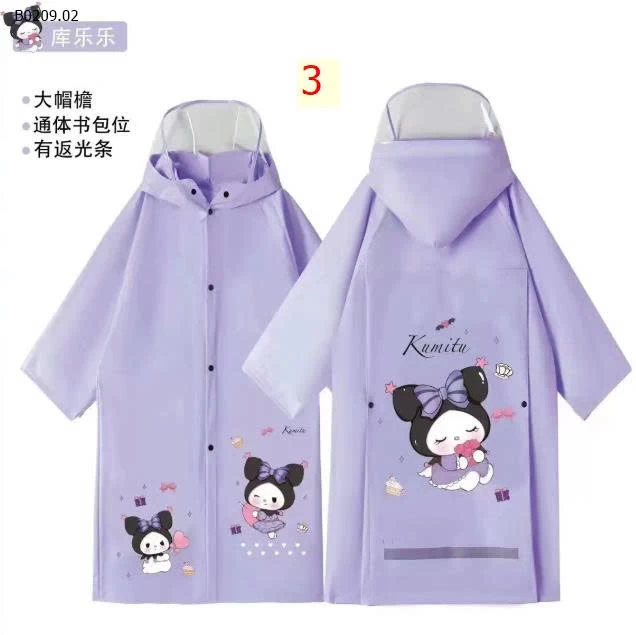  Áo mưa trẻ em vành lớn -Giá sỉ 75k