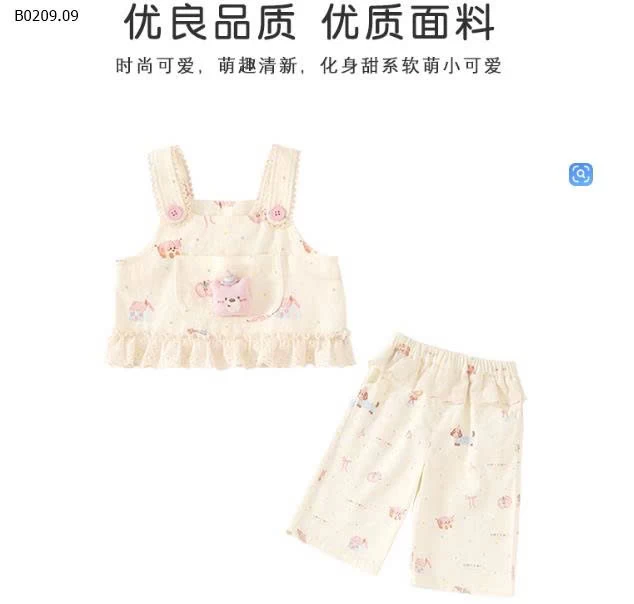 SET BỘ 3 CHI TIẾT BG-Giá sỉ giá  áo sơ mi : 78k  set yếm : 199k 