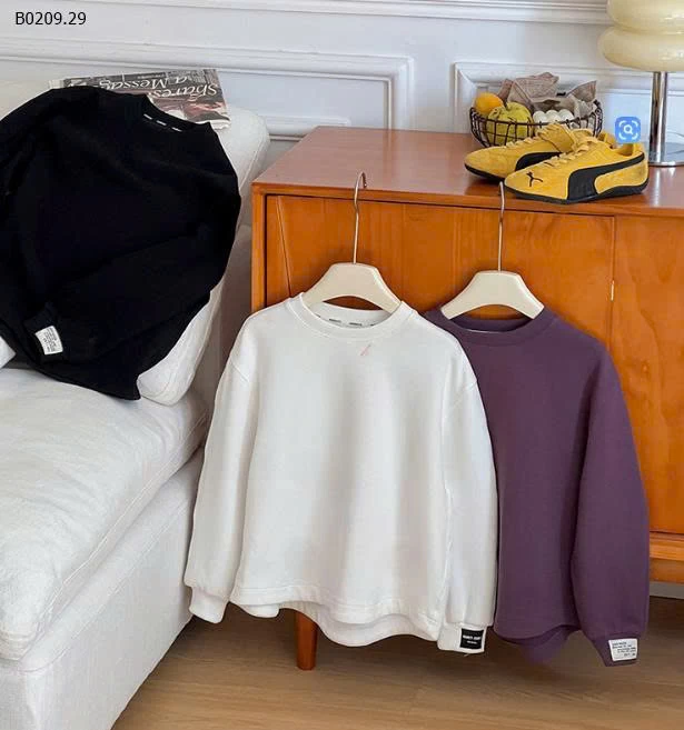  Áo nỉ dáng oversize -Giá sỉ sz 90-150: 139k 160: 152k 170: 169k