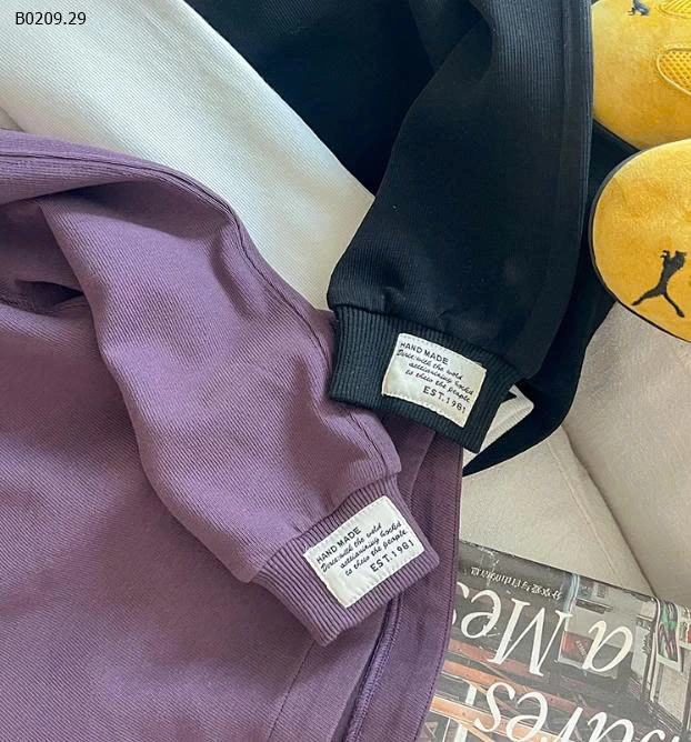  Áo nỉ dáng oversize -Giá sỉ sz 90-150: 139k 160: 152k 170: 169k