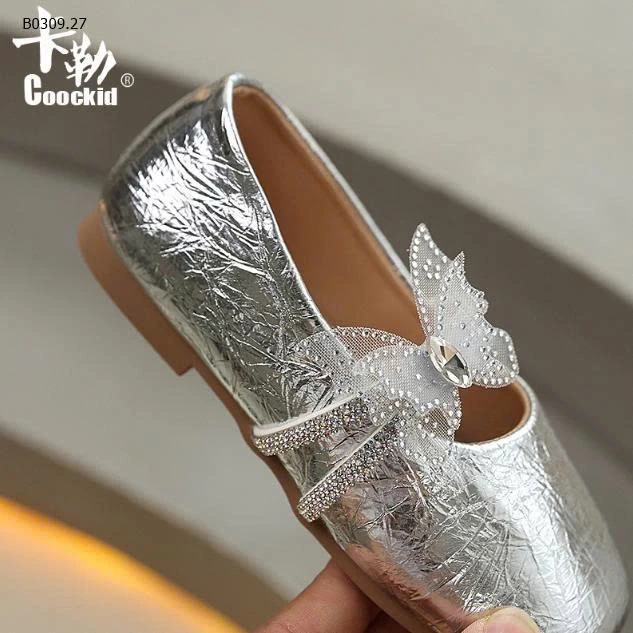 GIÀY BÚP BÊ GẮN BƯỚM-Giá sỉ size 23-28: 130k  size 29-34: 139k 